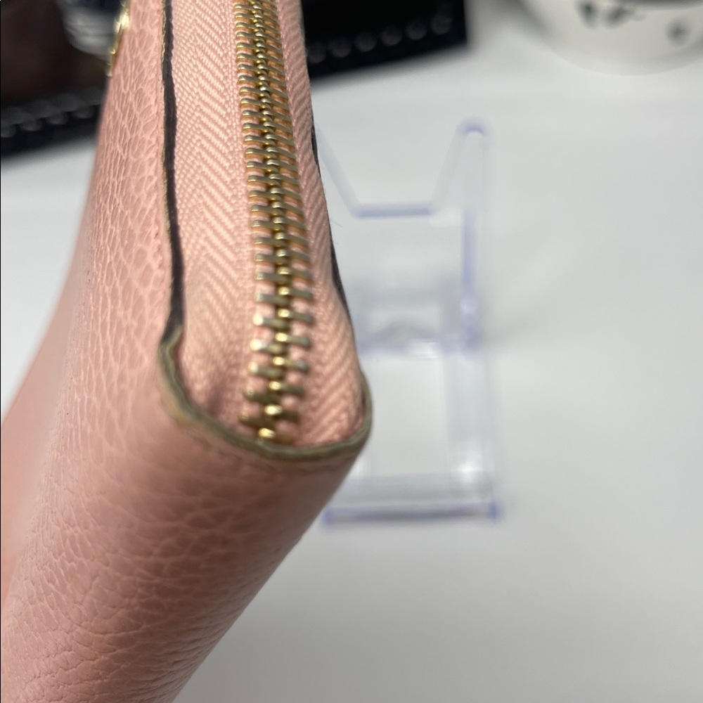 Gucci Pink Leather zipper Wallet - Picture 11 of 12